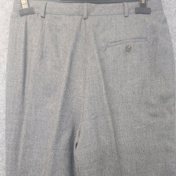 Lauren Ralph Lauren women dress pants grey formal business office pleat size 14 - Picture 3 of 11